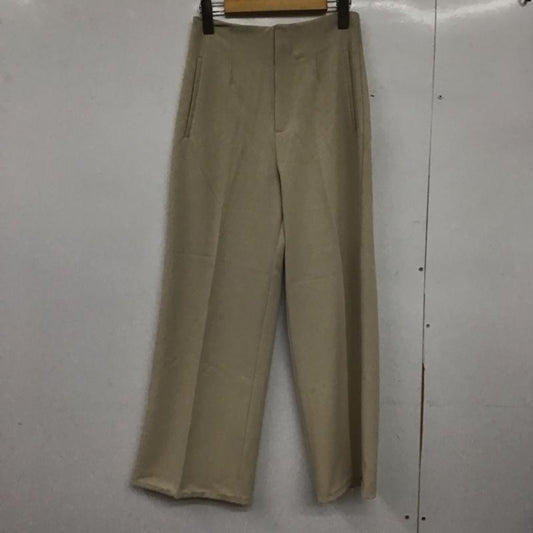 ザラ ZARA パンツ スラックス S 無地 ベージュ / ベージュ /  レディース USED 古着 中古 10148917