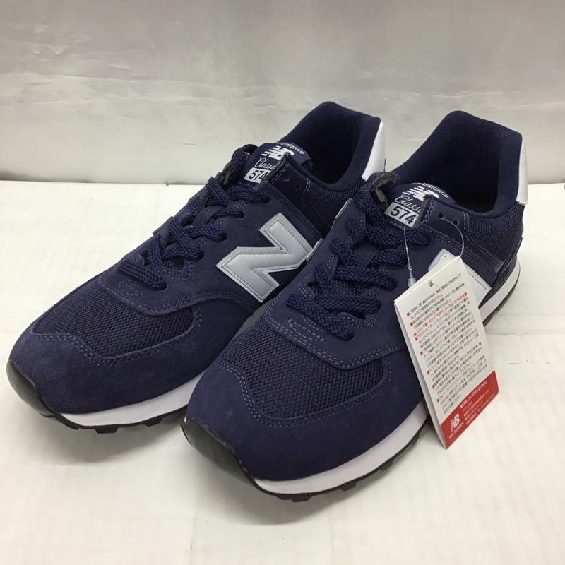 ニューバランス New Balance スニーカー スニーカー ML574EN2 タグ付き 27.5cm 27.5cm ロゴ、文字 紺 / ネイビー / X 白 / ホワイト /  メンズ USED 古着 中古 10121619