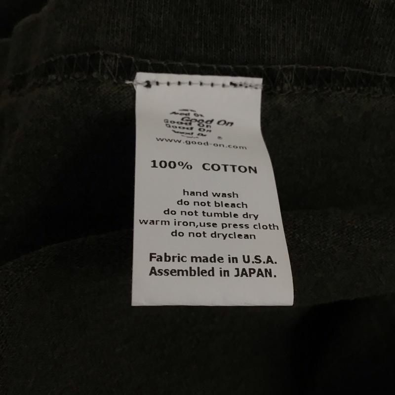 グッドオン Good On カットソー 半袖 半袖カットソー 無地Tシャツ ヘンリーネックカットソー XL 無地 カーキ / カーキ /  メンズ USED 古着 中古 10130483