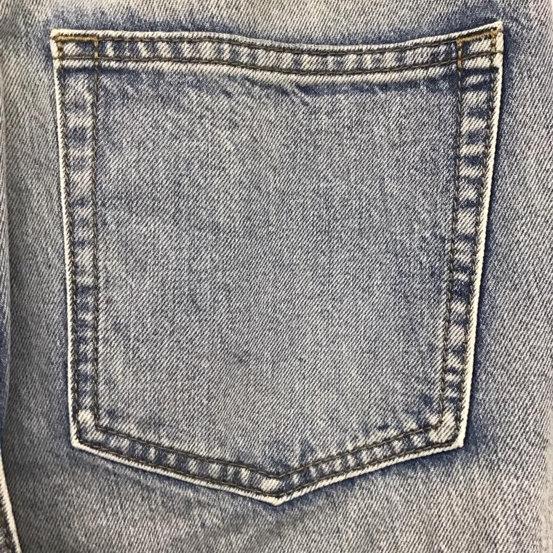 ローリーズファーム LOWRYS FARM パンツ デニム、ジーンズ デニムパンツ ワイドパンツ カジュアルパンツ L 無地 インディゴ / インディゴ /  レディース USED 古着 中古 10142460