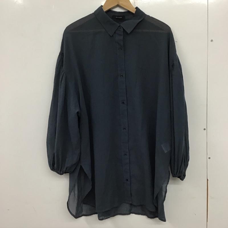 ジーナシス JEANASIS シャツ、ブラウス 長袖 JS063526MC FREE 無地 紺 / ネイビー /  メンズ USED 古着 中古 10134587