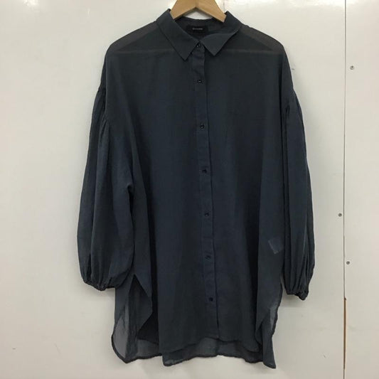 ジーナシス JEANASIS シャツ、ブラウス 長袖 JS063526MC FREE 無地 紺 / ネイビー /  メンズ USED 古着 中古 10134587