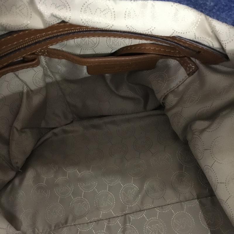マイケルコース MICHAEL KORS トートバッグ トートバッグ デニム ショルダー 無地 インディゴ / インディゴ / X 金 / ゴールド /  レディース USED 古着 中古 10128844
