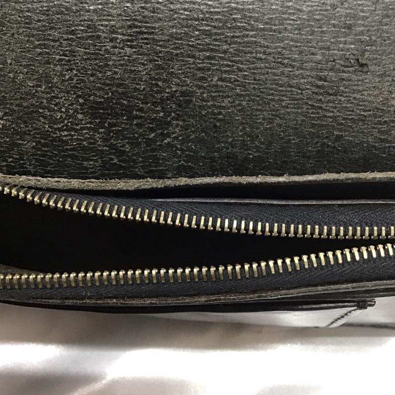 カワタコキンセイ 革蛸謹製 財布 長財布 レザー ワンポイント 黒 / ブラック /  メンズ USED 古着 中古 10110956