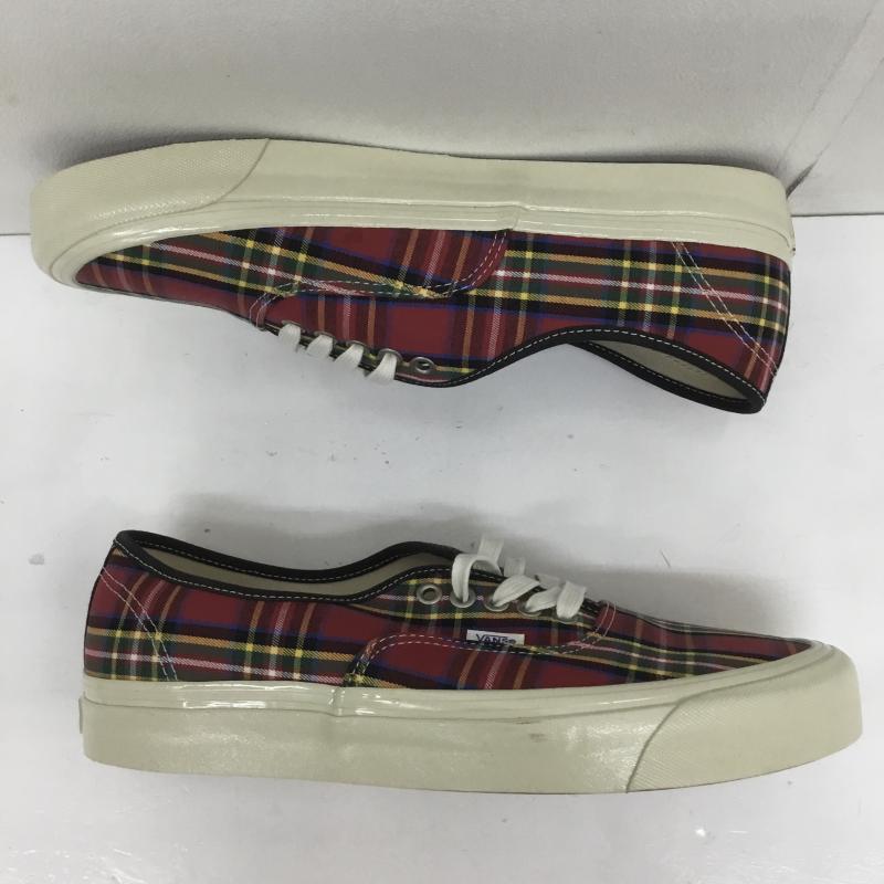 バンズ VANS スニーカー スニーカー VN0A5KX4RGR1 Authentic44D 28.5cm チェック 赤 / レッド /  メンズ USED 古着 中古 10109015
