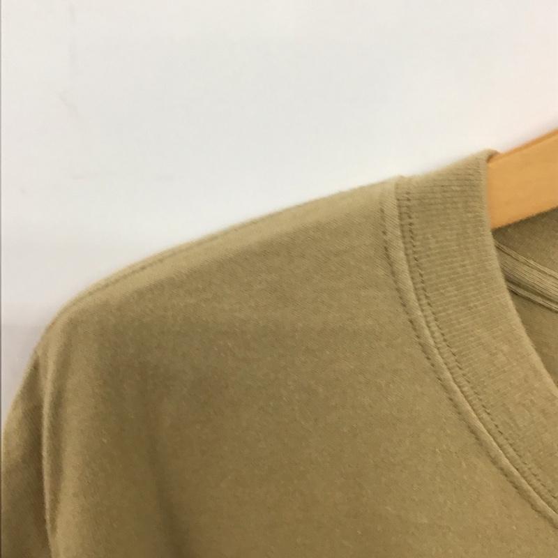 ブラックアイパッチ Black eye patch Tシャツ 半袖 半袖カットソー プリントTシャツ クルーネックカットソー XL プリント ベージュ / ベージュ /  メンズ USED 古着 中古 10150133