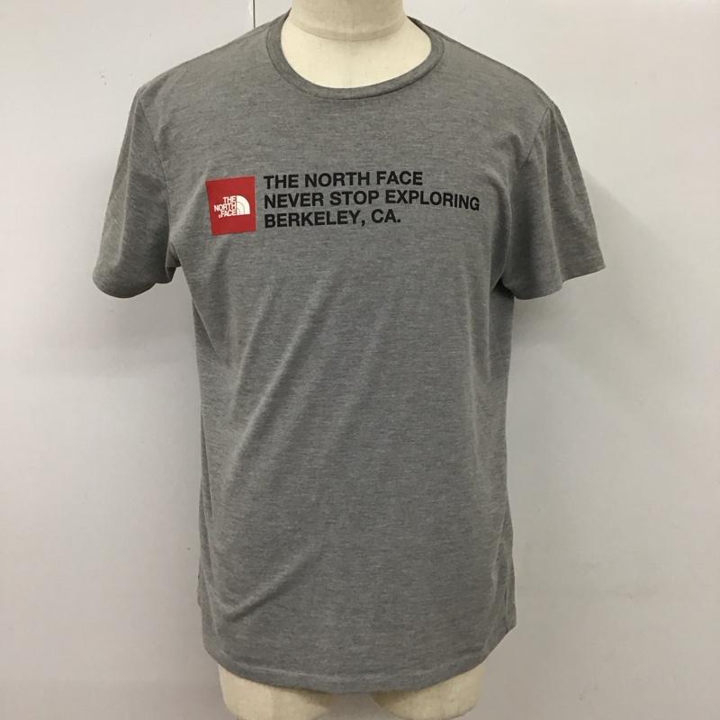 ザノースフェイス THE NORTH FACE Tシャツ 半袖 NT31893 トレッキング半袖Tシャツ プリントTシャツ XL プリント 灰 / グレー /  メンズ USED 古着 中古 10117463