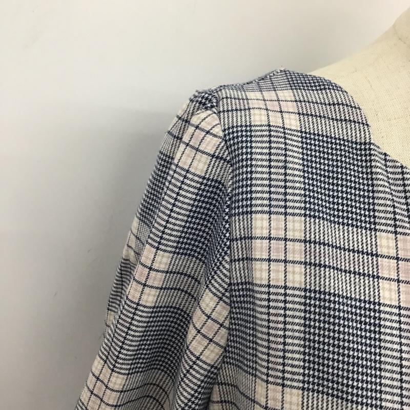 マジェスティックレゴン MAJESTIC LEGON ワンピース ミニスカート 長袖ワンピース チェックワンピース ミニスカート 編み上げミニスカート M チェック マルチカラー / マルチカラー /  レディース USED 古着 中古 10105852