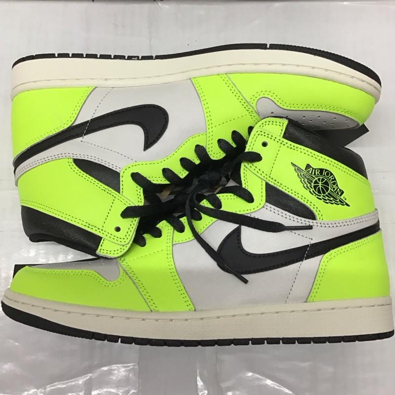 ナイキ NIKE スニーカー スニーカー 555088-702 AIR JORDAN 1 RETRO HIGH OG 29cm 箱有 29.0cm ロゴ、文字 白 / ホワイト / X 黒 / ブラック / X 黄 / イエロー /  メンズ USED 古着 中古 10122521