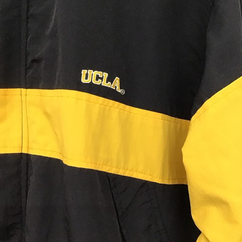 ユーシーエルエー UCLA ジャケット、上着 ジャンパー、ブルゾン ジップアップジャケット ナイロンジャケット アウター M ロゴ、文字 紺 / ネイビー /  メンズ USED 古着 中古 10141640