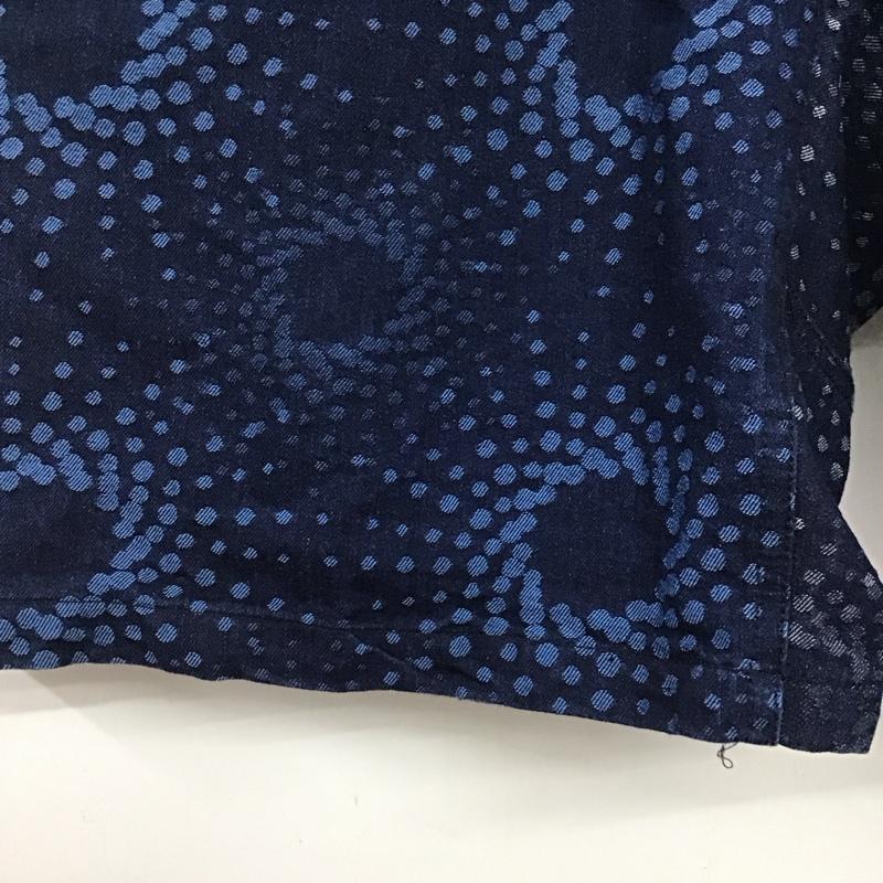ゴースローキャラバン go slow caravan パンツ ショートパンツ ハーフパンツ デニムパンツ カジュアルパンツ ショートパンツ 3 プリント インディゴ / インディゴ /  メンズ USED 古着 中古 10144178
