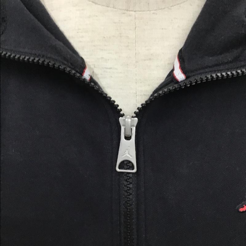 エアジョーダン AIR JORDAN パーカー 長袖 ジップパーカー DJ0885-010 ワームアップ ジャケット XL 無地 黒 / ブラック /  メンズ USED 古着 中古 10106001