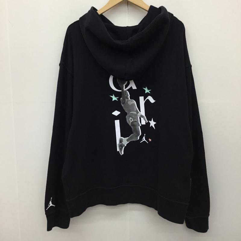 ジョーダンブランド JORDAN BRAND パーカー 長袖 DM1411-010 4L ロゴ、文字 黒 / ブラック /  メンズ USED 古着 中古 10141532