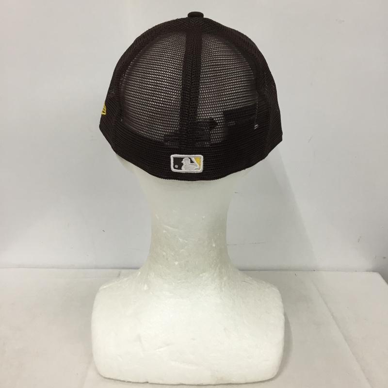 ニューエラ NEW ERA 帽子 キャップ SD サンディエゴ パドレス メッシュキャップ ロゴ、文字 茶 / ブラウン /  メンズ USED 古着 中古 10150596