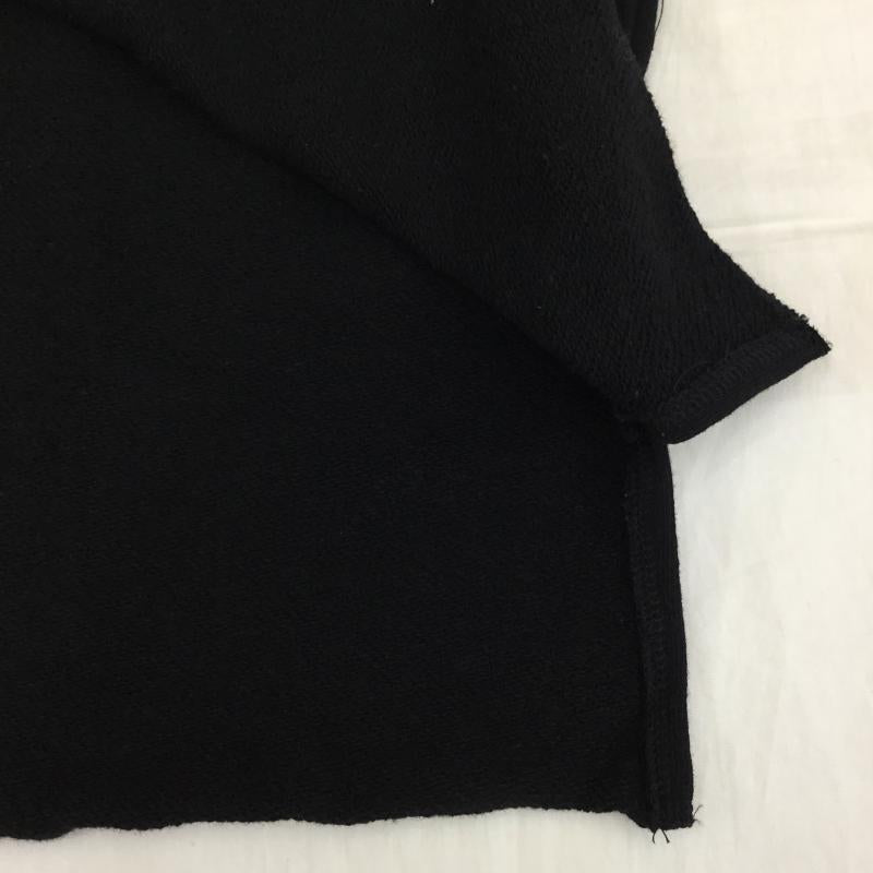 ショコラ フィネ ローブ chocol raffine robe トレーナー 長袖 FREE 無地 黒 / ブラック /  レディース USED 古着 中古 10134781