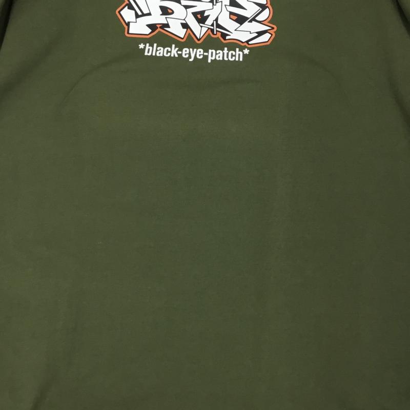 ブラックアイパッチ Black eye patch Tシャツ 半袖 XL ロゴ、文字 カーキ / カーキ /  メンズ USED 古着 中古 10145795