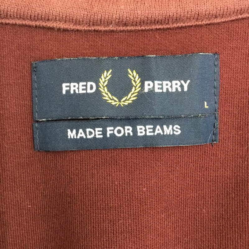 フレッドペリー FRED PERRY ジャケット、上着 ジャケット、ブレザー 別注 BEAMS トラックジャケット L ロゴ、文字 えんじ / ワインレッド /  メンズ USED 古着 中古 10144847