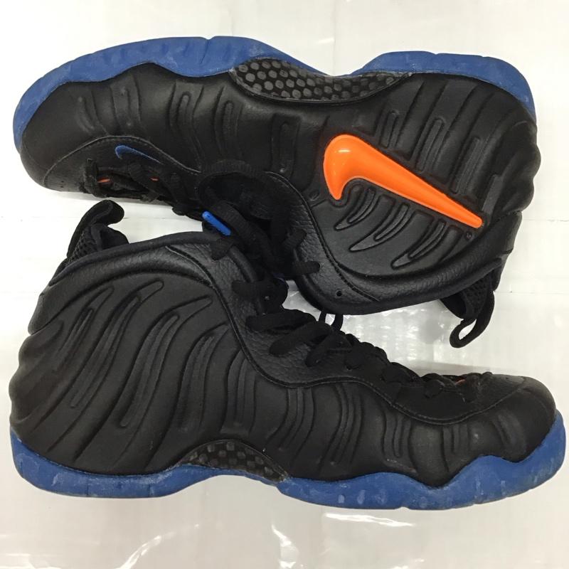 ナイキ NIKE スニーカー スニーカー 624041-010 AIR FOAMPOSITE PRO 27.5cm 27.5cm ロゴ、文字 黒 / ブラック / X 橙 / オレンジ / X 青 / ブルー /  メンズ USED 古着 中古 10114252