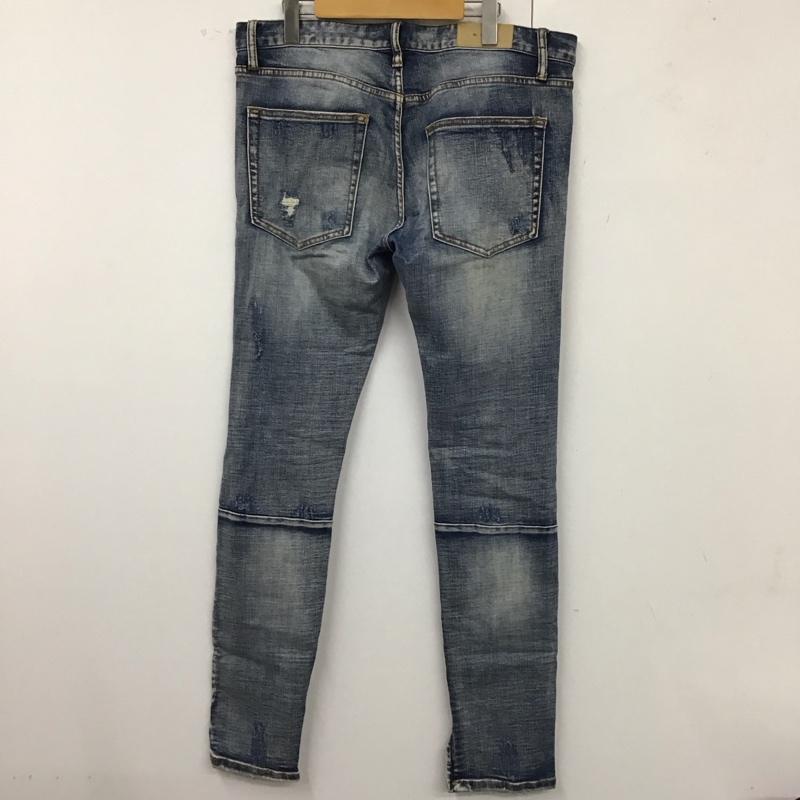 ミニマル mnml パンツ デニム、ジーンズ デニムパンツ スリムパンツ ストレッチパンツ ジーンズ 34 無地 インディゴ / インディゴ /  メンズ USED 古着 中古 10114363