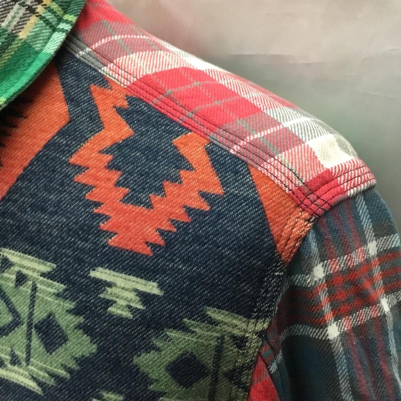 ポロラルフローレン POLO RALPH LAUREN シャツ、ブラウス 長袖 長袖シャツ カラーシャツ ポケットシャツ 長袖カットソー インディアン柄シャツ S ネイティブ柄 マルチカラー / マルチカラー /  メンズ USED 古着 中古 10115631