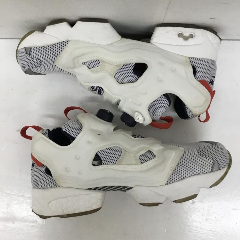 リーボック Reebok スニーカー スニーカー AR3758 INSTA PUMP FURY CELEBRATE 27.5cm ロゴ、文字 白 / ホワイト / X 赤 / レッド / X 紺 / ネイビー /  メンズ USED 古着 中古 10142849