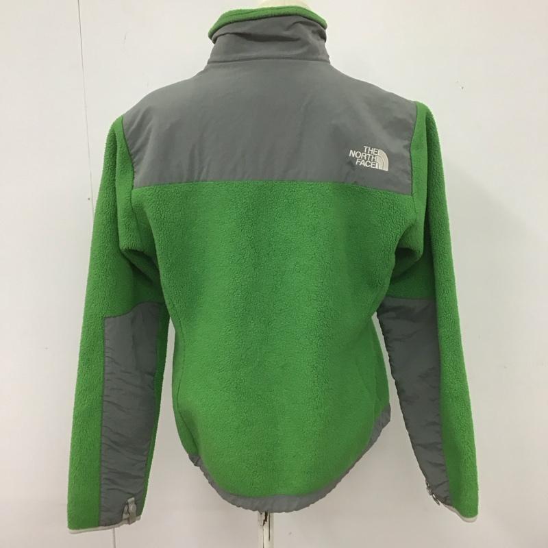 ザノースフェイス THE NORTH FACE ジャケット、上着 ジャンパー、ブルゾン ジップアップジャケット フリースジャケット アウター S ロゴ、文字 灰 / グレー / X 緑 / グリーン /  レディース USED 古着 中古 10126400
