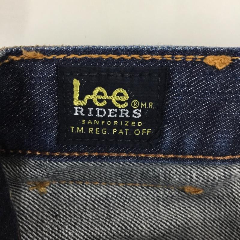 リーライダース LEERIDERS パンツ デニム、ジーンズ デニムパンツ ストレートパンツ スリムパンツ カジュアルパンツ jhons コラボ 29インチ 無地 インディゴ / インディゴ /  メンズ USED 古着 中古 10114128