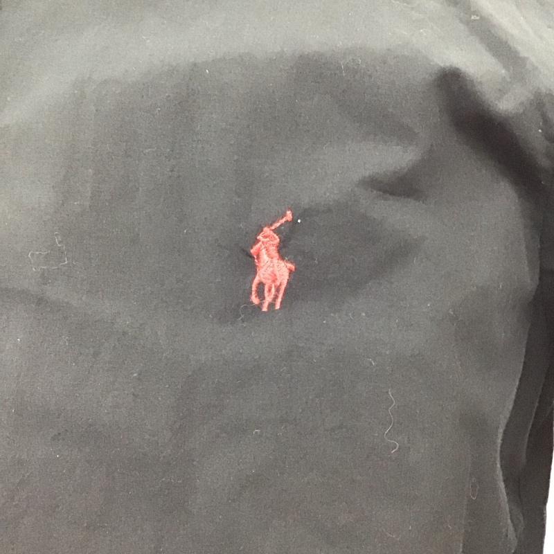 ラルフローレン RALPHLAUREN シャツ、ブラウス 長袖 ボタンダウン S ワンポイント 黒 / ブラック /  メンズ USED 古着 中古 10119821