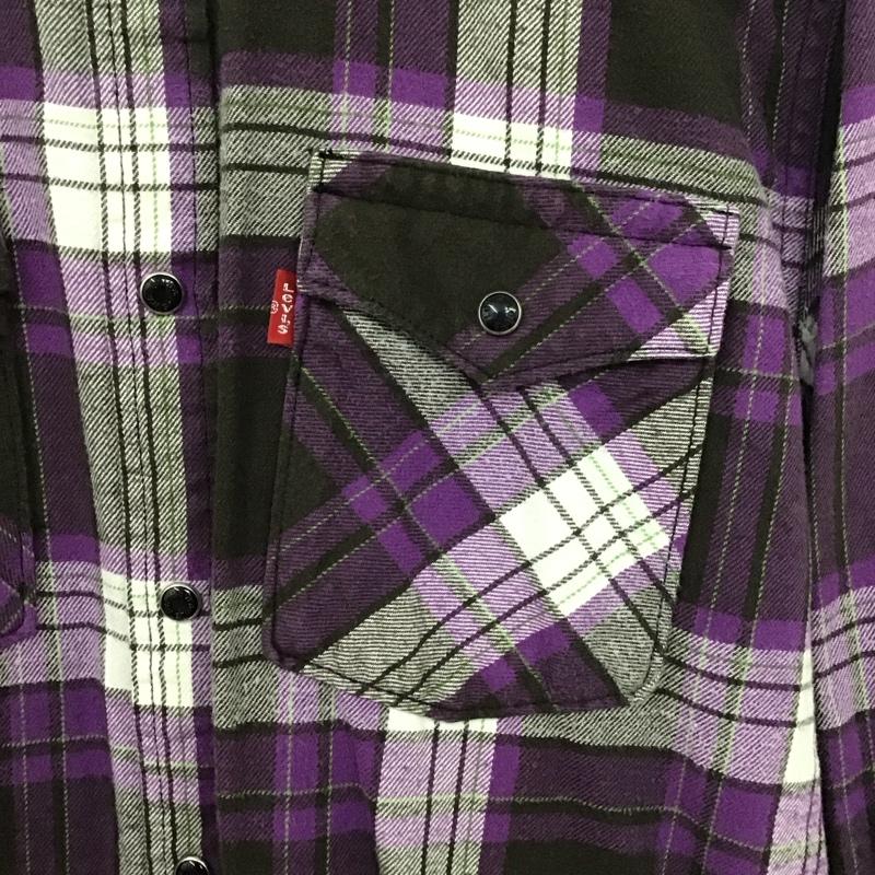 リーバイストラウスアンドコー Levi Strauss & co. シャツ、ブラウス 長袖 長袖シャツ チェックシャツ カラーシャツ M チェック マルチカラー / マルチカラー /  メンズ USED 古着 中古 10131382