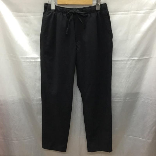 ユナイテッドアローズ UNITED ARROWS パンツ スラックス 1114-199-7683 ボトムス ワイドパンツ スラックス L 無地 黒 / ブラック /  メンズ USED 古着 中古 10109426