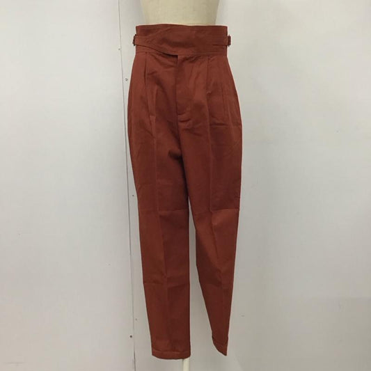 スライ SLY ボトムス ボトムス 030ASB31-0170 DOUBLEBELTED センタープレスパンツ 2 無地 茶 / ブラウン /  レディース USED 古着 中古 10120153