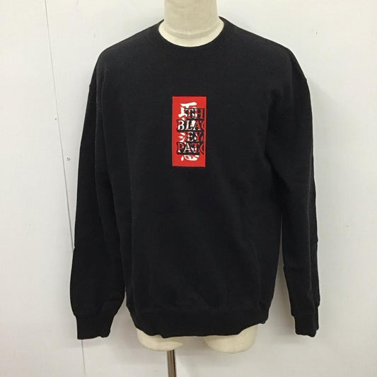 ブラックアイパッチ BlackEyePatch トレーナー 長袖 L 無地 黒 / ブラック /  メンズ USED 古着 中古 10121858