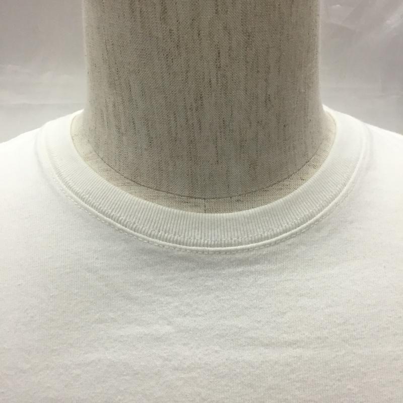 ヴァンソン VANSON Tシャツ 半袖 バックプリント 刺繍 L ロゴ、文字 白 / ホワイト /  メンズ USED 古着 中古 10111388