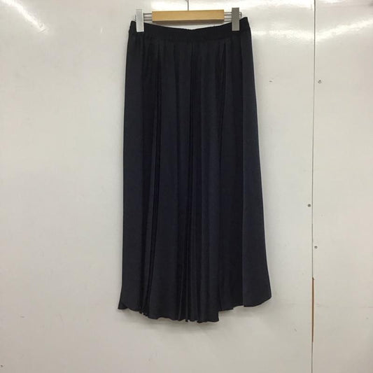 セオリーリュクス theory luxe スカート ロングスカート 03-8307310-890-038 プリーツスカート 38 無地 紺 / ネイビー /  レディース USED 古着 中古 10133747