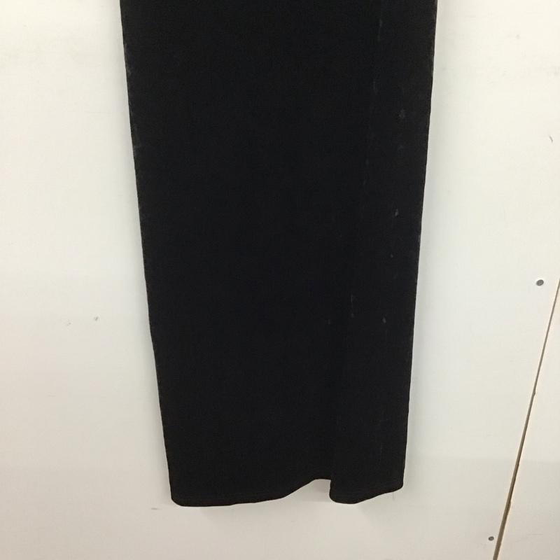 ローリーズファーム LOWRYS FARM ワンピース ロングスカート ロングワンピース ノースリーブワンピース タイトスカート FREE 無地 黒 / ブラック /  レディース USED 古着 中古 10142072