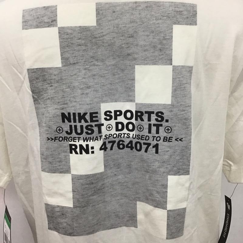 ナイキ NIKE Tシャツ 半袖 cq5347-101 ASMNSWSPORTPACKSSTEE2 半袖カットソー プリントTシャツ XL ロゴ、文字 白 / ホワイト /  メンズ USED 古着 中古 10126526