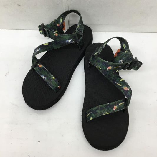 コロンビア Columbia サンダル サンダル 総柄 緑 / グリーン /  メンズ USED 古着 中古 10134723