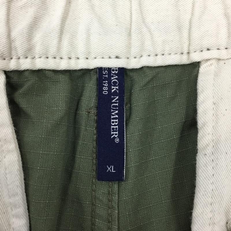 BACK NUMBER BACK NUMBER パンツ ショートパンツ XL 無地 カーキ / カーキ /  メンズ USED 古着 中古 10108817
