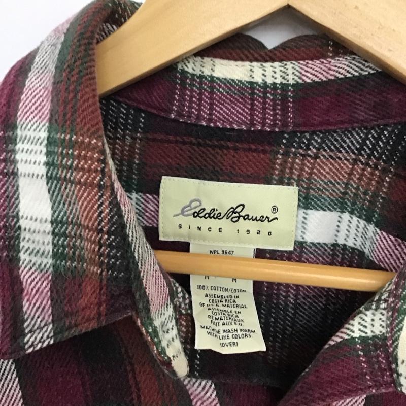 エディーバウアー Eddie Bauer シャツ、ブラウス 長袖 長袖シャツ チェックシャツ カラーシャツ M チェック マルチカラー / マルチカラー /  メンズ USED 古着 中古 10134891