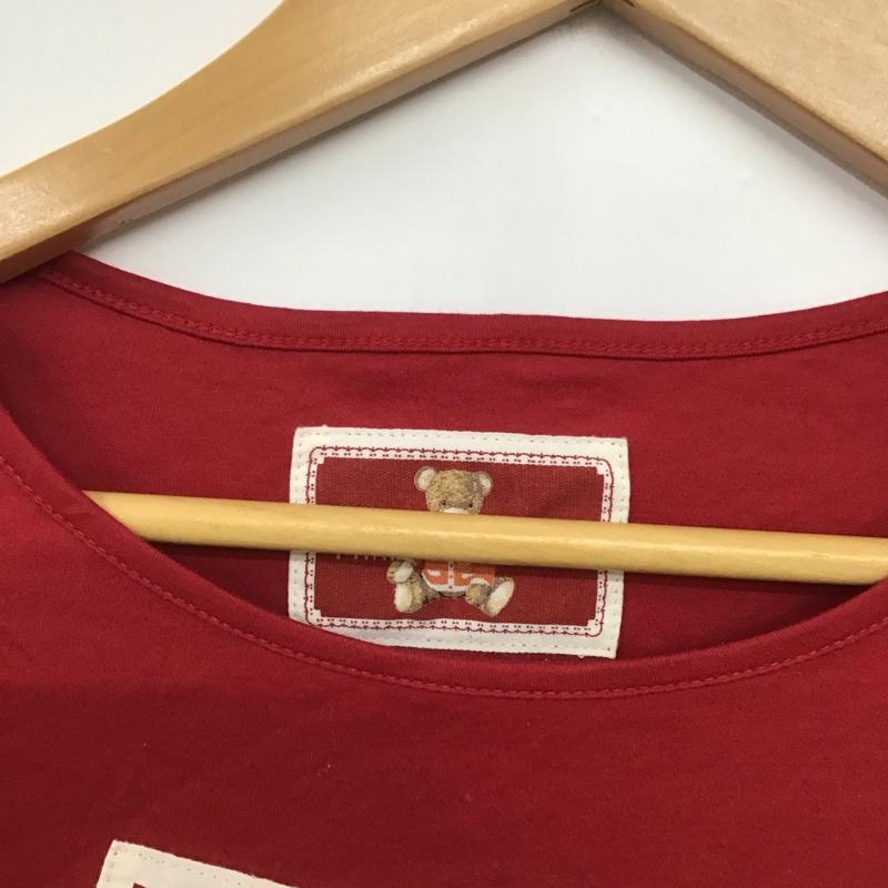 ピンクハウス PINK HOUSE Tシャツ 長袖 L 無地 赤 / レッド /  レディース USED 古着 中古 10143377