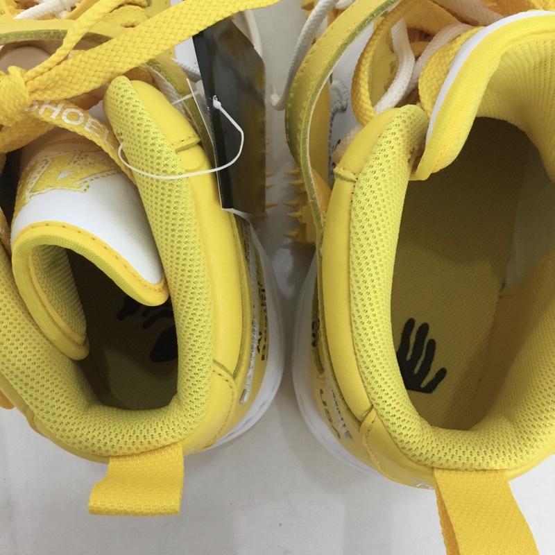 ナイキ NIKE スニーカー スニーカー DR0500-101 AIR FORCE 1 MID SP LTHR OFF WHITE 28cm 箱有 28.0cm 刺繍 白 / ホワイト / X 黄 / イエロー /  メンズ USED 古着 中古 10129911