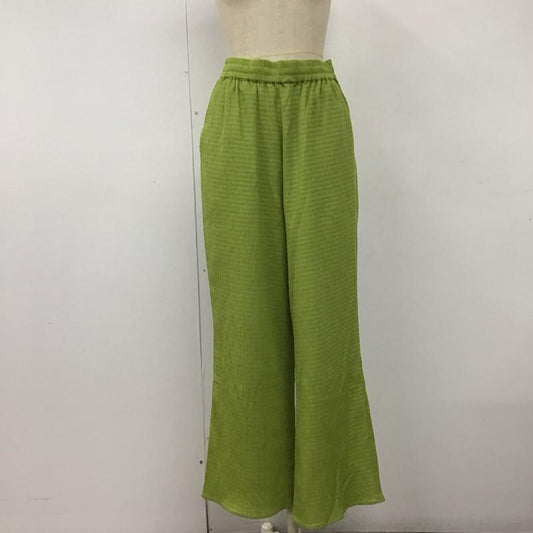 ニコアンド niko and... ボトムス ボトムス S223IL21FL イージーパンツ ワイドパンツ L  黄緑 / イエローグリーン /  レディース USED 古着 中古 10111558
