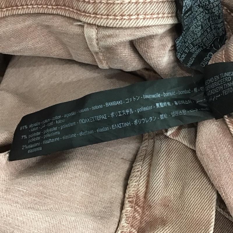 ザラ ZARA パンツ デニム、ジーンズ 38 無地 桃 / ピンク /  レディース USED 古着 中古 10132877