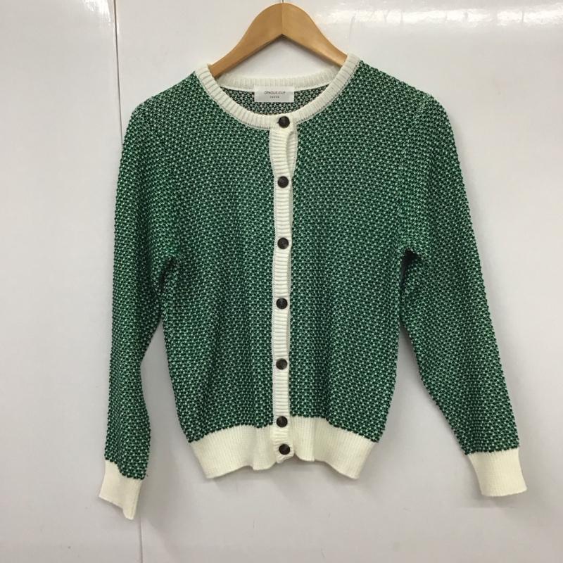 オペークドットクリップ OPAQUE.CLIP カーディガン 長袖 FREE  緑 / グリーン /  レディース USED 古着 中古 10130305