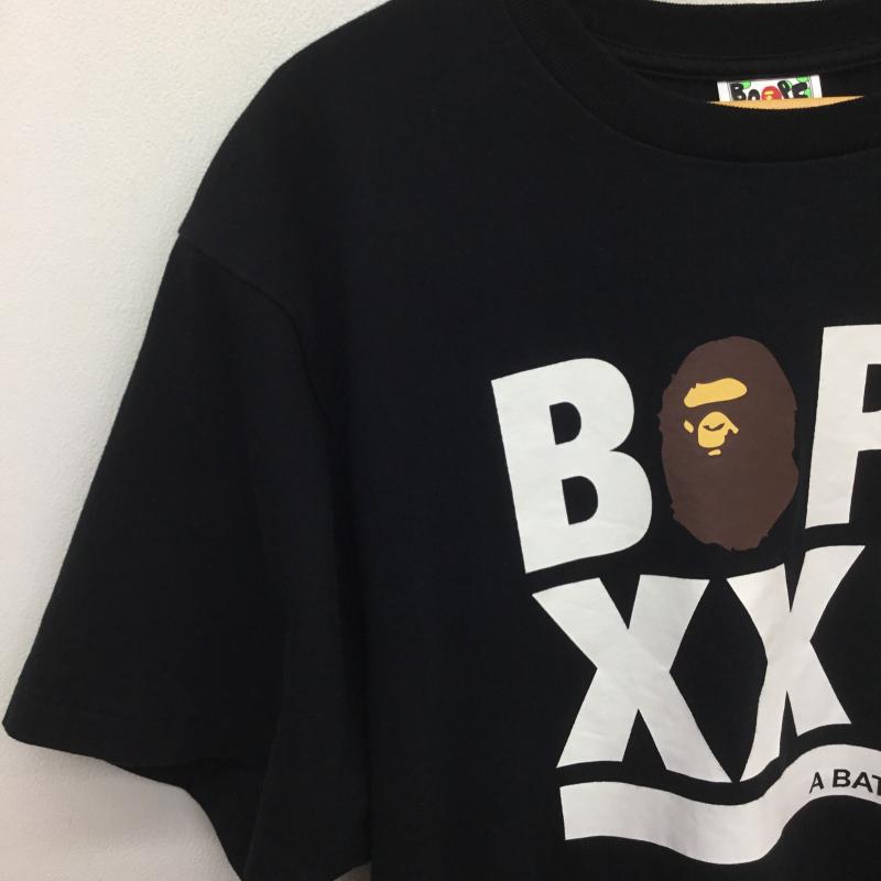 アベイシングエイプ A BATHING APE Tシャツ 半袖 L プリント 黒 / ブラック /  メンズ USED 古着 中古 10110113