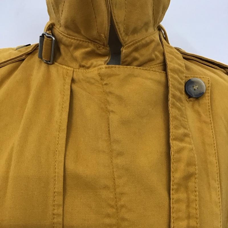 ディーゼル DIESEL コート トレンチコート コットン XXS 無地 マスタード / マスタード /  レディース USED 古着 中古 10115276