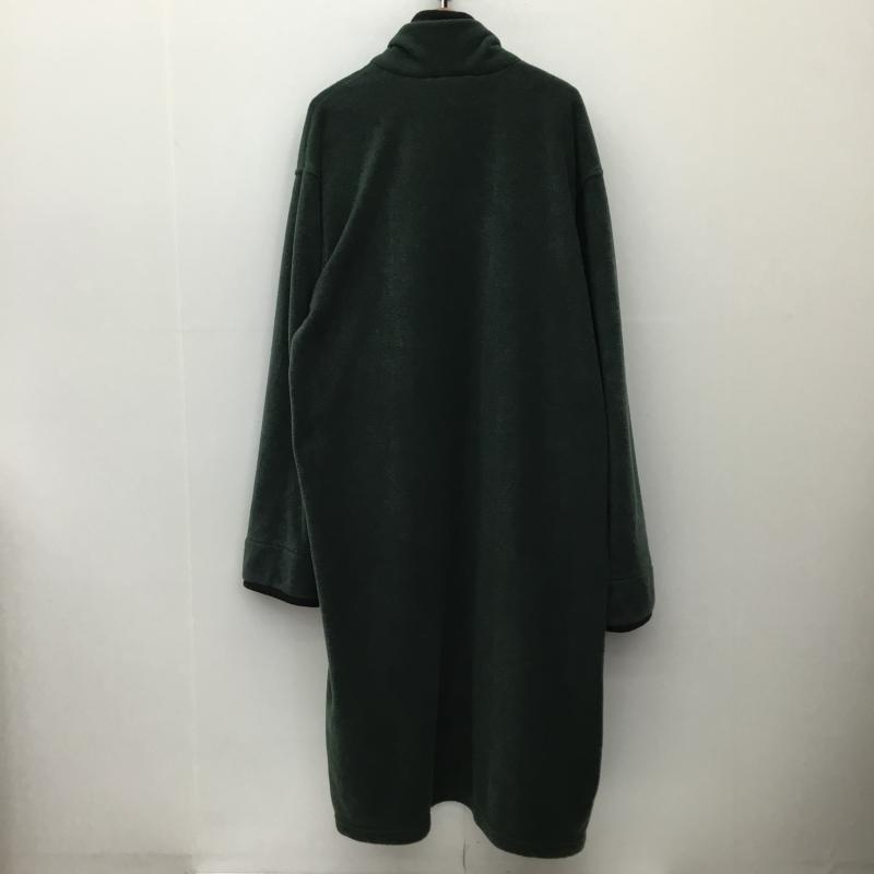 エルエルビーン L.L.Bean カーディガン 長袖 MR83 フリースガウンコート L 無地 緑 / グリーン /  メンズ USED 古着 中古 10142017