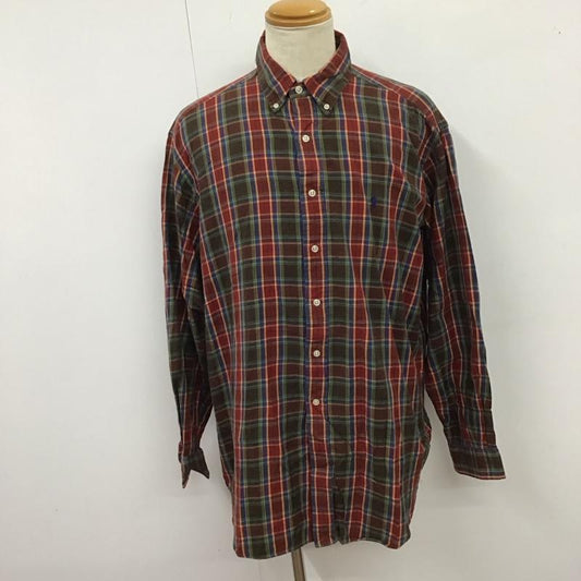 ラルフローレン RALPHLAUREN シャツ、ブラウス 長袖 長袖シャツ カラーシャツ ボタンダウンシャツ 長袖カットソー チェックシャツ L チェック マルチカラー / マルチカラー /  メンズ USED 古着 中古 10123943