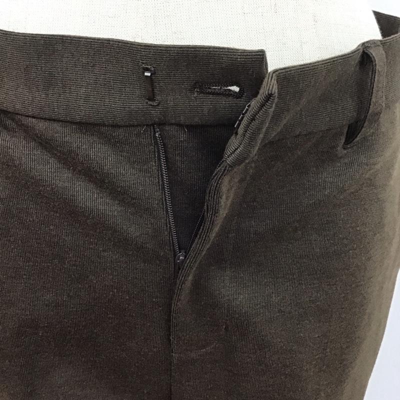 アデイインザライフ ユナイテッドアローズ A day in the life UNITED ARROWS パンツ スラックス 6414-699-0182 ジャージー イージーテーパードパンツ 無地 茶 / ブラウン /  レディース USED 古着 中古 10112996