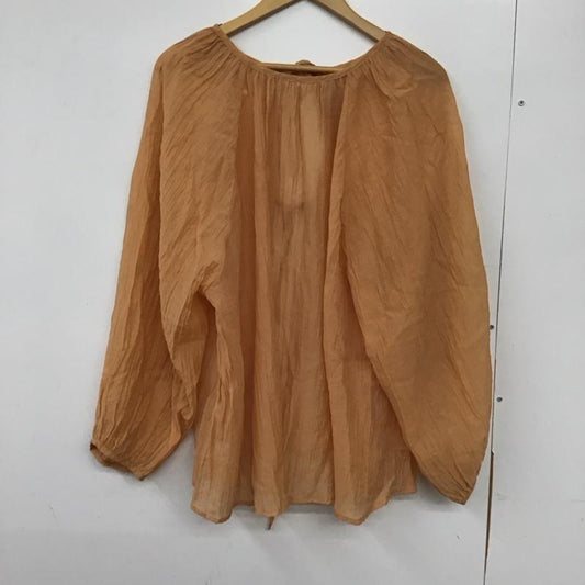 チャオパニック CIAOPANIC シャツ、ブラウス 長袖 無地 橙 / オレンジ /  レディース USED 古着 中古 10132055